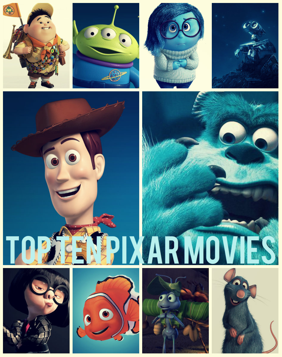 Top Ten Pixar Films